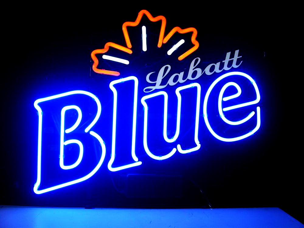Labatt Blue Neon Sign